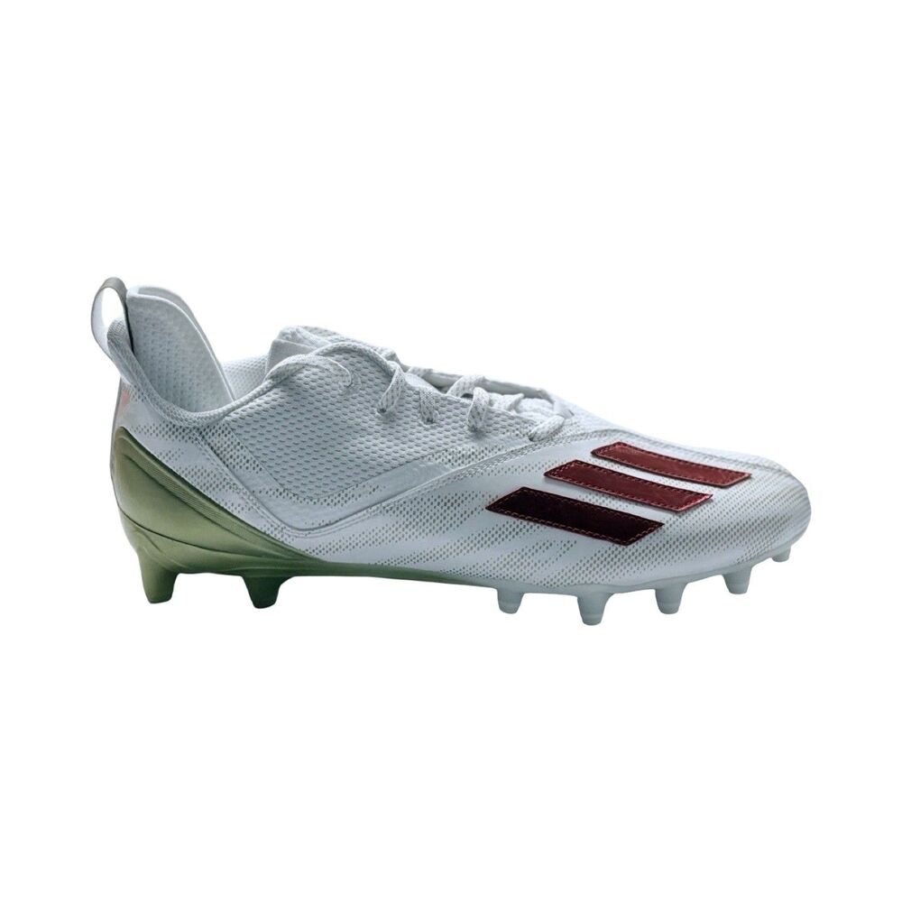 Size 12 Adidas Adizero Scorch 2 All-American Bowl White Gold Mens GZ8559